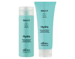 Дорожній набір Purify Hydra Travel Kit Kaaral, shm/100 мл + cond/75 мл