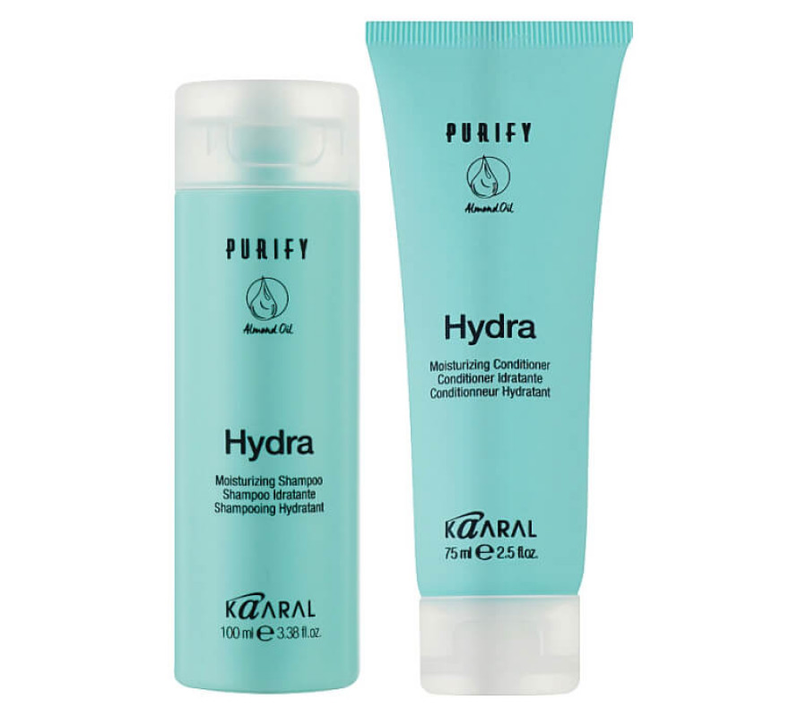 Дорожній набір Purify Hydra Travel Kit Kaaral, shm/100 мл + cond/75 мл
