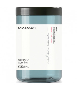 Маска для фарбованого волосся з олією макадамії та лляною олією Maraes Color Care Mask Kaaral, 1000 мл