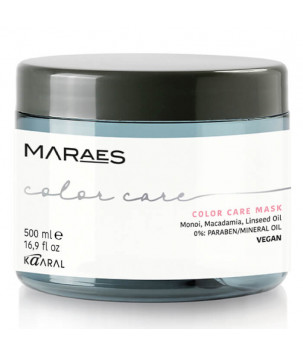 Маска для фарбованого волосся з олією макадамії та лляною олією Maraes Color Care Mask Kaaral, 500 мл