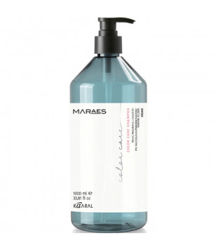 Шампунь для фарбованого волосся з олією макадамії та лляною олією Maraes Color Care Shampoo Kaaral, 1000 мл