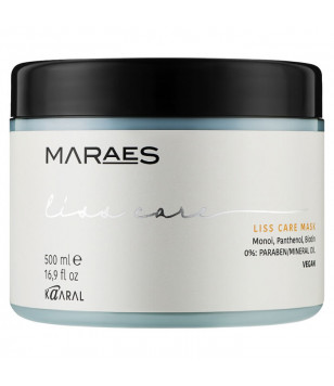 Маска для прямого волосся з пантенолом і біотином Maraes Liss Care Mask Kaaral, 500 мл