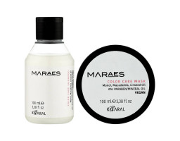 Набор для окрашенных волос Maraes Color Care Travel Kit Kaaral, shm/100 мл + mask/100 мл