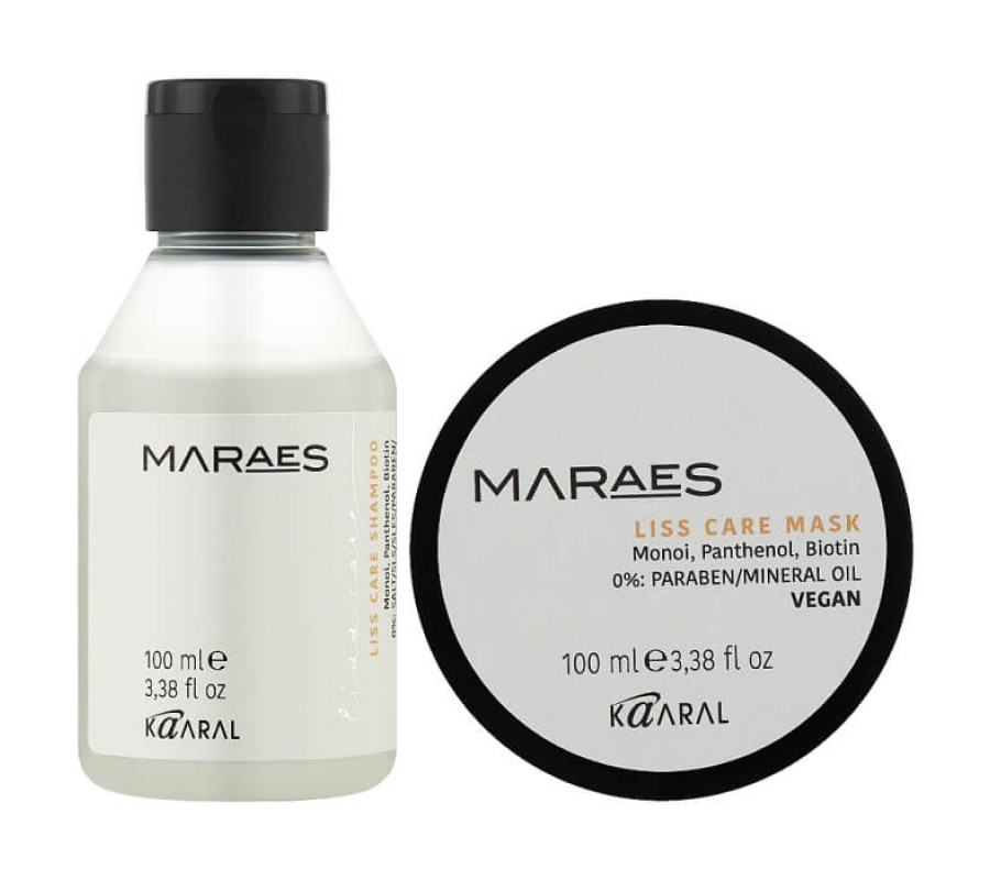 Набір Maraes Liss Care Travel Kit Kaaral, shm/100 мл + mask/100 мл