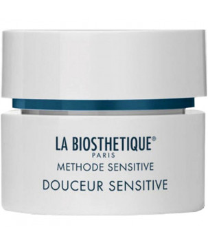 Заспокійливий крем для відновлення ліпідного балансу сухої чутливої шкіри Douceur Sensitive Cream La Biostheti