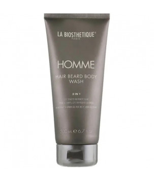 Гель для тіла, волосся та бороди Homme Hair Beard Body Wash La Biosthétique, 200 мл