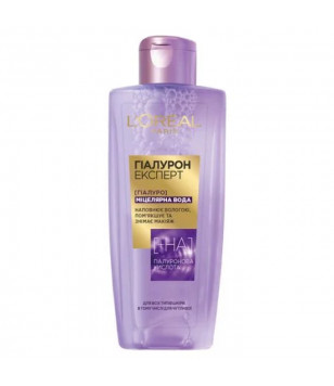 Міцелярна вода, що наповнює вологою, з гіалуроновою кислотою для всіх типів шкіри обличчя, зокрема чутливої L'