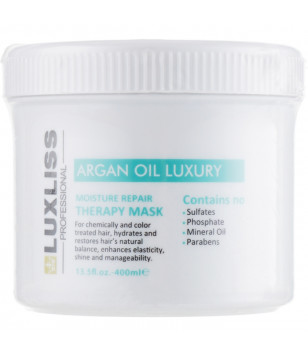 Восстанавливающая маска с кератином Keratin Intensive Repair Therapy Mask Luxliss, 400 мл