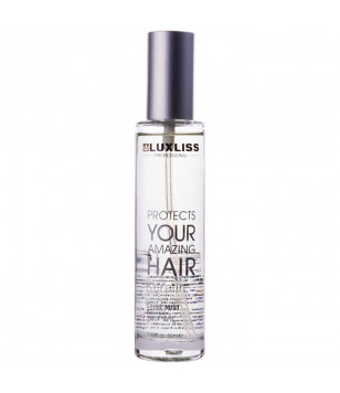 Кератиновий спрей блиск для волосся Keratin Heat Protecting Shine Mist Luxliss, 50 мл