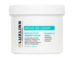 Увлажняющая маска с аргановым маслом Moisture Therapy Repair Mask Luxliss, 400 мл