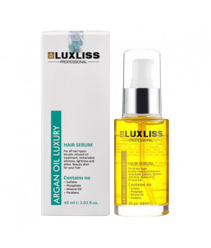 Арганова сироватка Argan Oil Hair Serum Luxliss, 60 мл