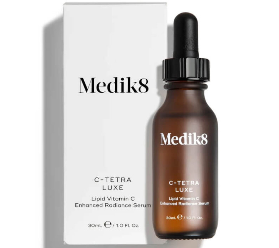 Інтенсивна антиоксидантна сироватка з вітаміном C Tetra luxe lipid vitamin C Radiance serum Medik8 , 30 мл