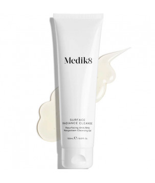 Очищаючий гель з AHA-кислотами та екстрактом мангомстана Surface Radiance Cleanse Medik8, 150 мл