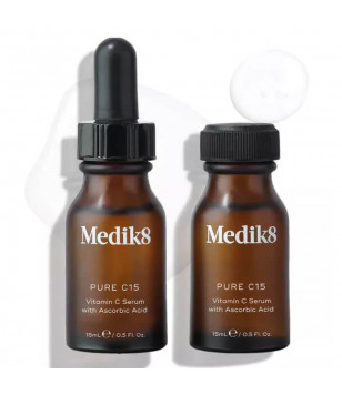 Сыворотка с 15% L аскорбиновой кислотой Pure C15 Medik8, 2x15 мл