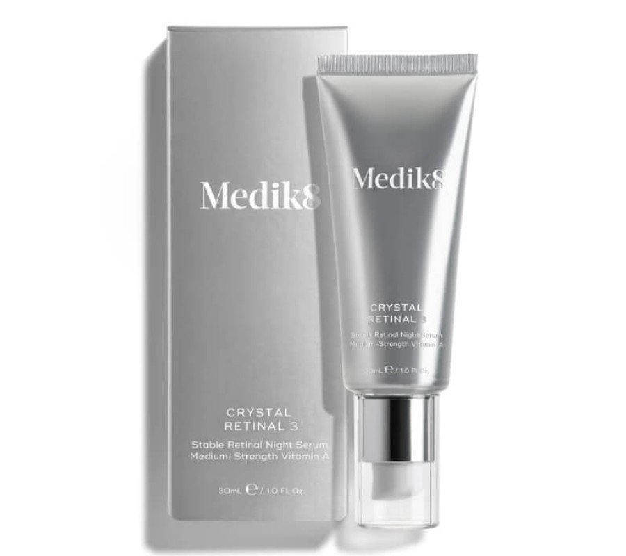 Нічна крем-сироватка з ретиналем 0.06% Crystal Retinal 6 Medik8, 30 мл