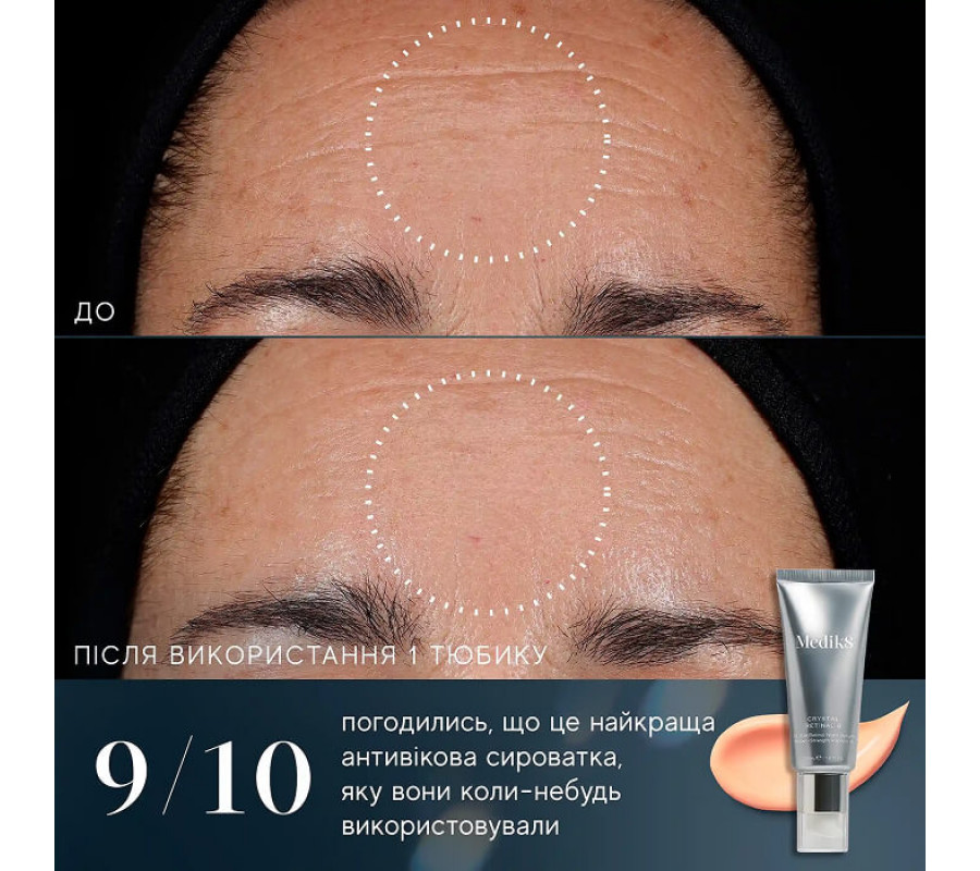 Нічна крем-сироватка з ретиналем 0.2% Crystal Retinal 20 Medik8, 30 мл