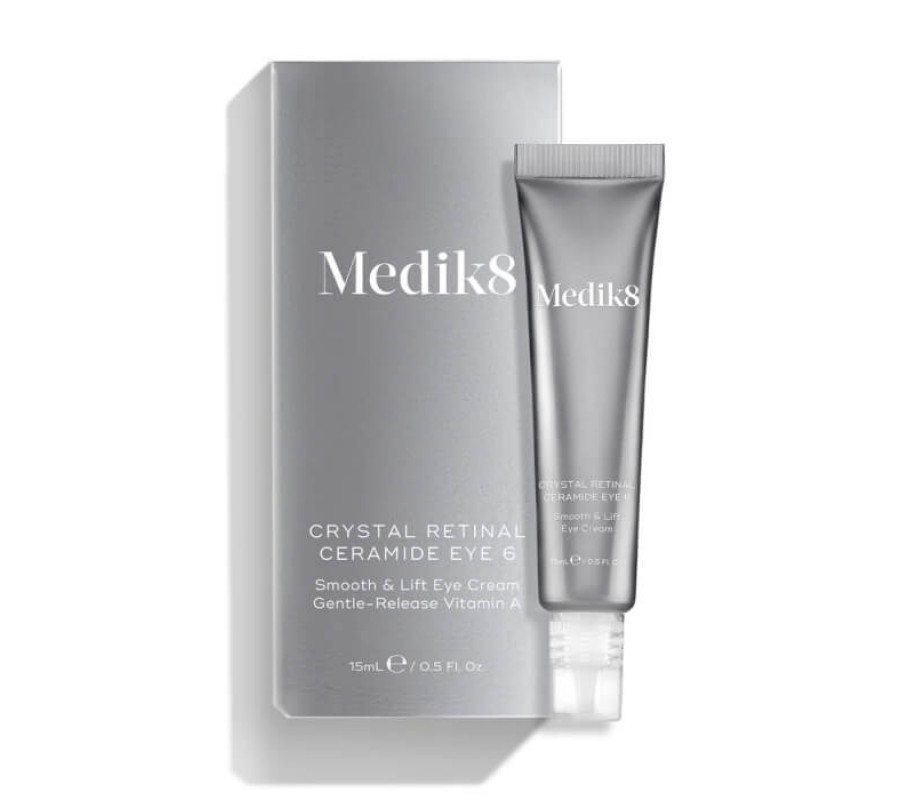 Нічний крем навколо очей з ретиналем 0,06 Crystal Retinal Ceramide Eye 6 Medik8, 15 мл