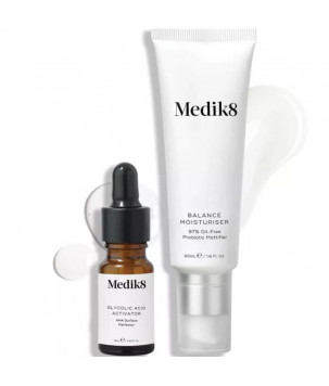 Зволожуючий крем для проблемноі шкіри з пребіотиками та активаторм з гликолевою кислотою Balance Moisturiser w