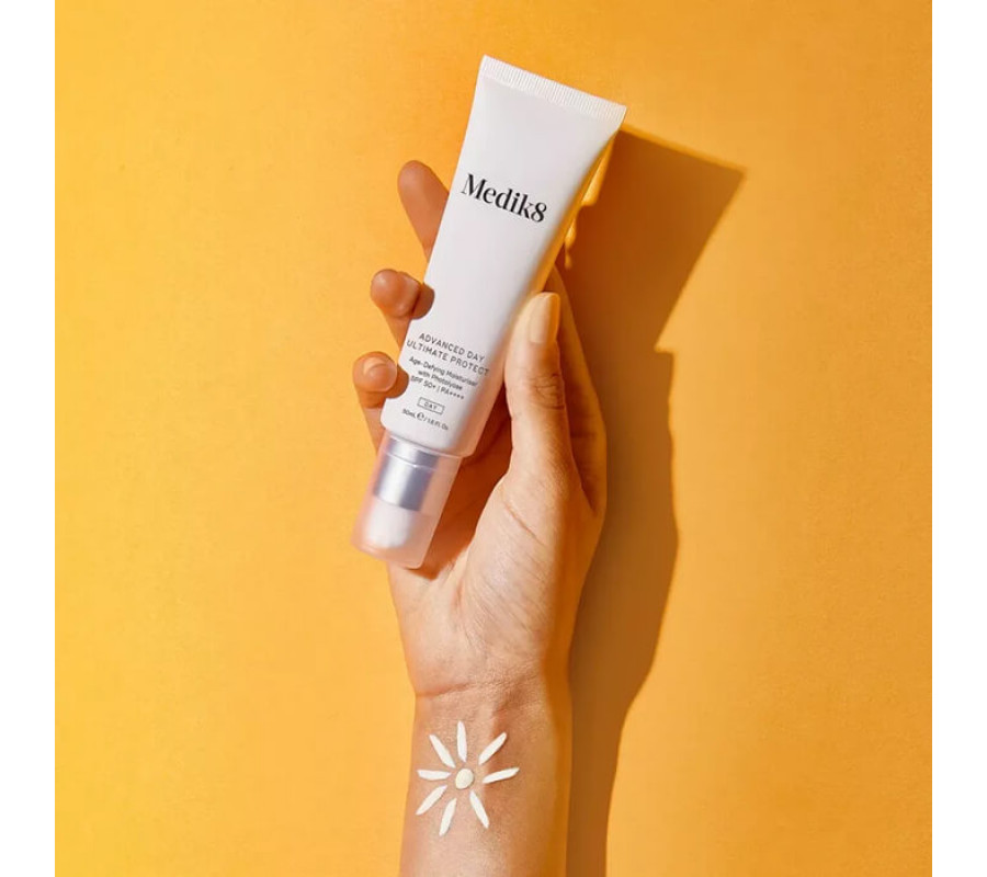 Антивіковий зволожувальний сонцезахисний крем із фотоліазою, SPF 50+ і PA++++ Advanced Day Ultimate Protect