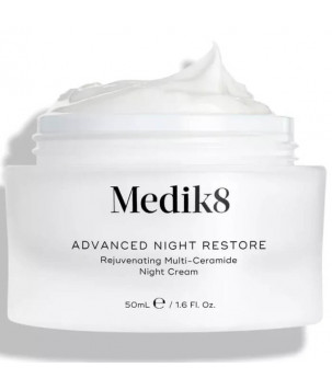 Омолоджувальний мультикерамідний нічний крем Advanced Night Restore Rejuvenating Medik8, 50 мл