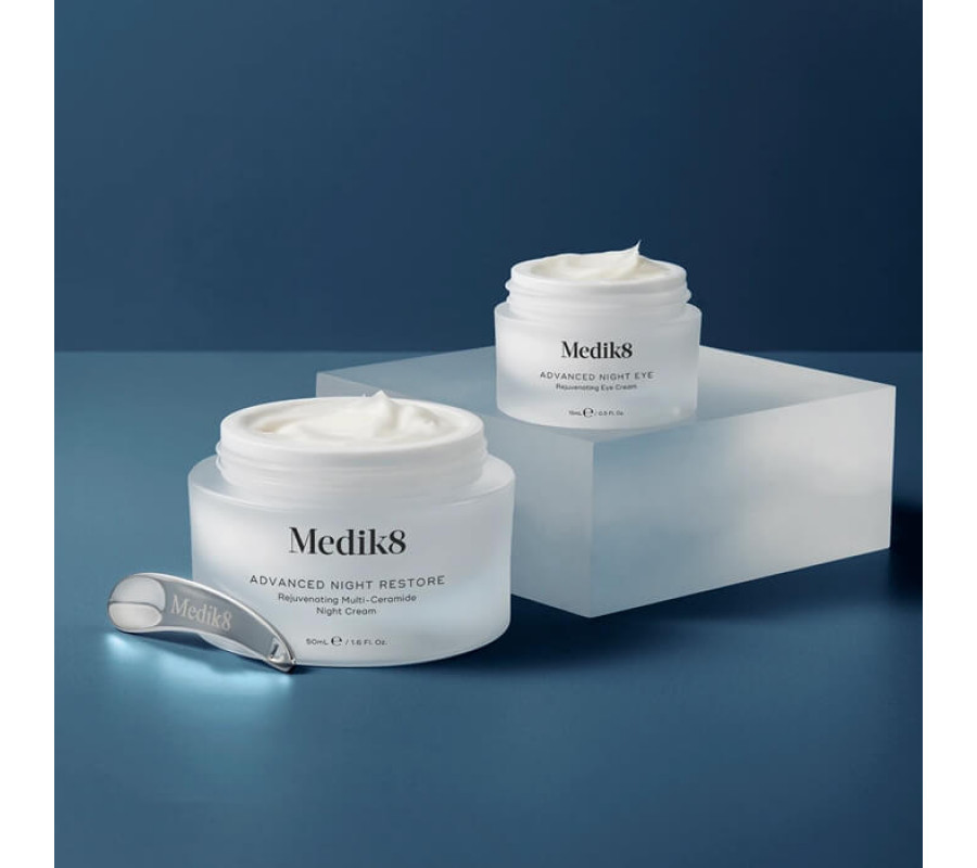 Омолоджувальний мультикерамідний нічний крем Advanced Night Restore Rejuvenating Medik8, 50 мл