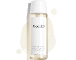 Щоденний відлущувальний тонік з кислотою PHA й активатором ферментів Press & Glow Medik8, 200 мл