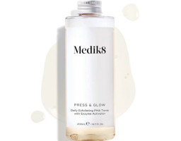 Щоденний відлущувальний тонік з кислотою PHA й активатором ферментів Press & Glow Medik8, 200 мл