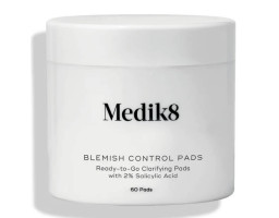 Безспиртові подушечки з 2% саліциловою кислотою для проблемної шкіри Blemish Control Pads Medik8, 60 шт