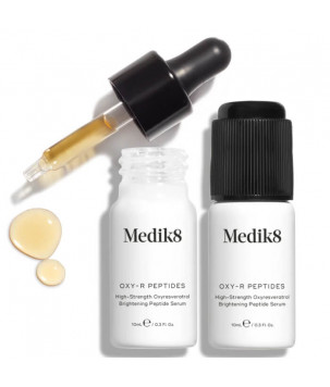 Пептидна сироватка для обличчя проти пігментації Oxy-R Peptides Medik8, 2x10 мл