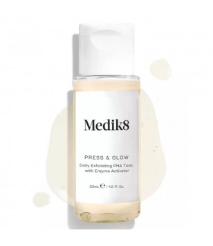 Ежедневный отшелушивающий тоник с PHA и активатором ферментов Press & Glow Medik8, 30 мл