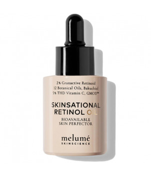 Олія для обличчя з 2% ретиноїду і 5% вітаміну С (THD) Skinsational Retinol Oil Melumé Skinscience, 30 мл