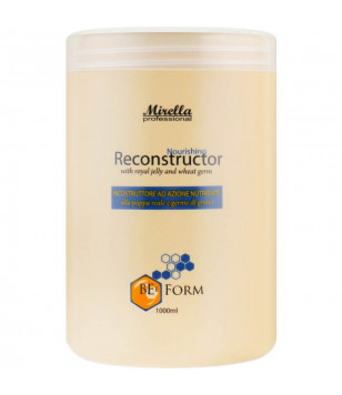 Восстанавливающий крем-кондиционер с маточным молочком и пшеничными протеинами Mirella, 1000 мл