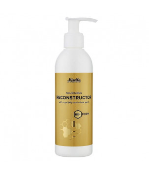 Вiдновлюючий крем-кондицiонер з маточним молочком та пшеничними протеiнами Mirella, 230 мл