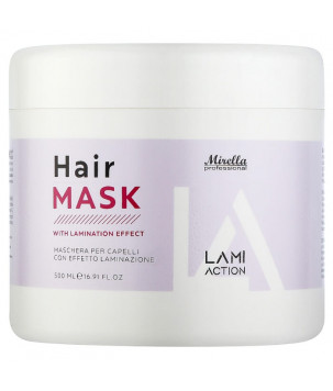 Маска для волосся з ефектом ламінування Mirella, 500 мл