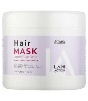 Маска для волосся з ефектом ламінування Mirella, 500 мл