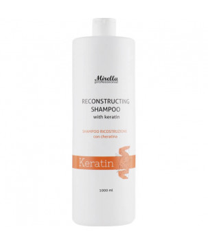 Відновлюючий шампунь з кератином Mirella, 1000 мл
