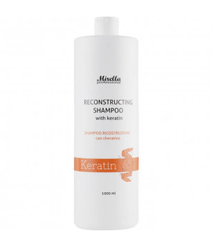 Восстанавливающий шампунь с кератином Mirella, 1000 мл