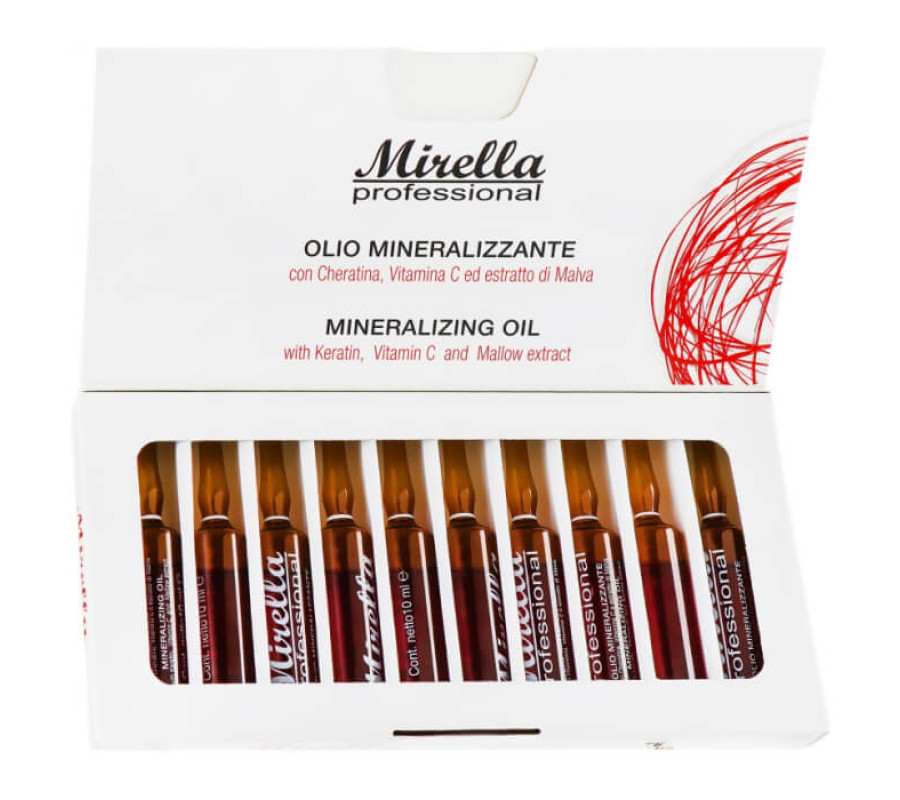 Мінерализирована олія для волосся Mirella, 10*10 мл