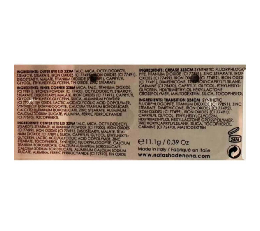 Міні-палетка тіней HOT TAUPIC Natasha Denona, 11.1 г