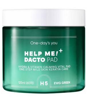 Тонер-диски для обличчя Help Me Dacto Pad One-days you, 60шт