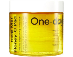 Тонер-диски для обличчя з прополісом та вітаміном С Help Me! Honey-C Pad One-days you, 60шт