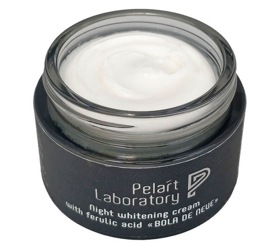 Нічний відбілювальний крем "Bola De Neve" з феруловою кислотою для обличчя Night Whitening Cream With Ferulic
