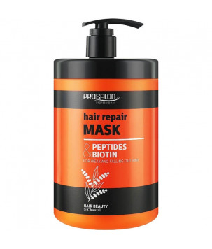 Восстановительная маска с пептидами и биотином Prosalon, 1000 мл