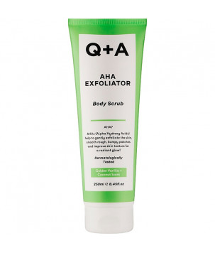 Скраб для тіла з AHA-кислотами Q+A AHA Exfoliator Body Scrub , 250 мл