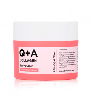 Зволожуючий баттер з колагеном Q+A Collagen Body Butter, 200 мл