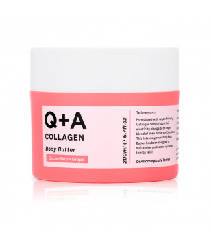 Зволожуючий баттер з колагеном Q+A Collagen Body Butter, 200 мл