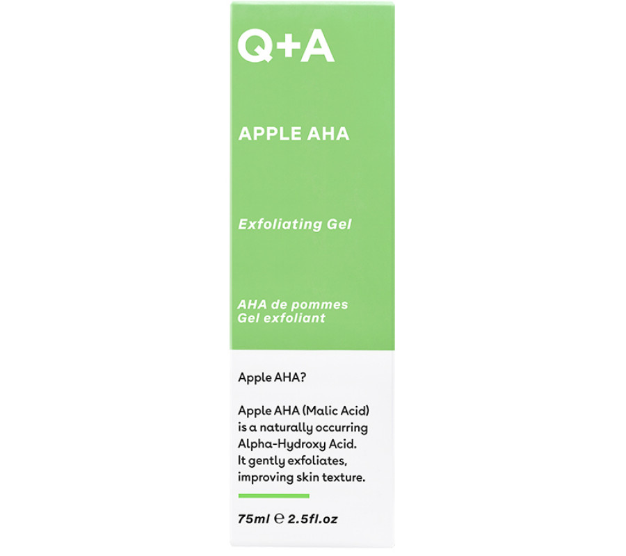 Відлущуючий гель з кислотами для обличчя Q+A Apple AHA Exfoliating Gel , 75 мл