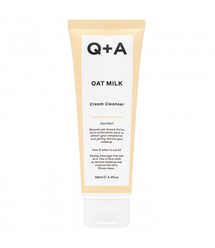Очищувальний кремовий засіб с вівсяним молочком Q+A Oat Milk Cream Cleanser, 125 мл