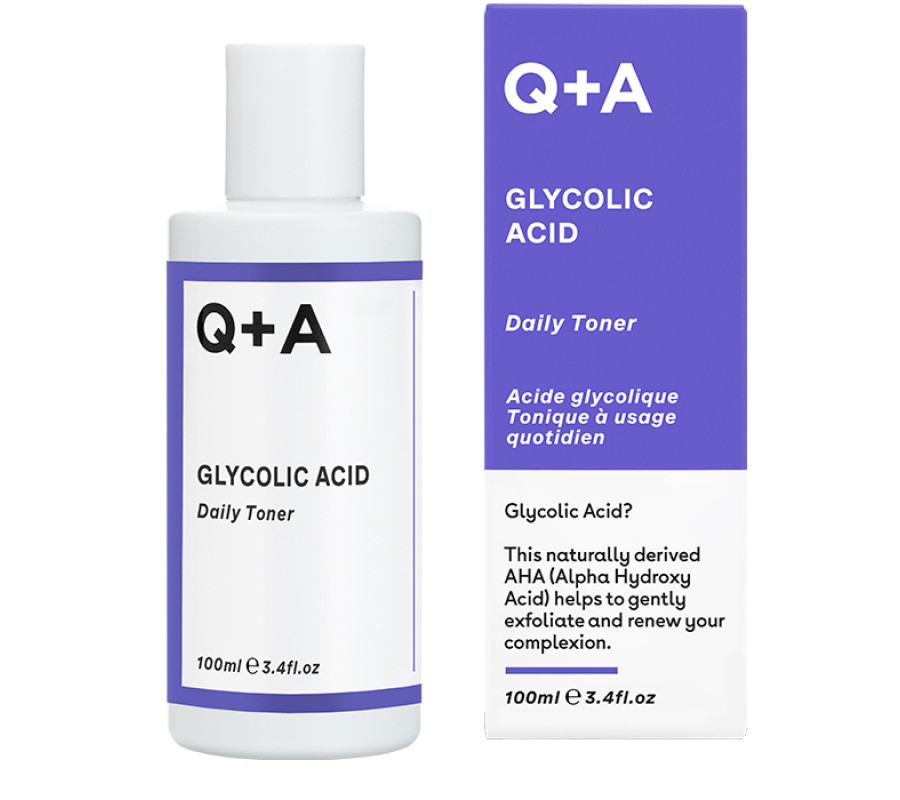 Тонер для обличчя з гліколевою кислотою Q+A Glycolic Acid Daily Toner, 100 мл