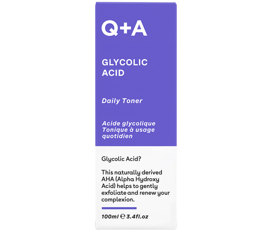 Тонер для обличчя з гліколевою кислотою Q+A Glycolic Acid Daily Toner, 100 мл
